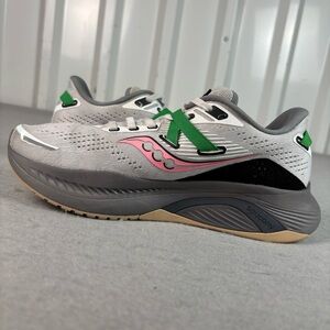 Saucony Guide 16‎ Running Shoes Size 8 White/Gravel